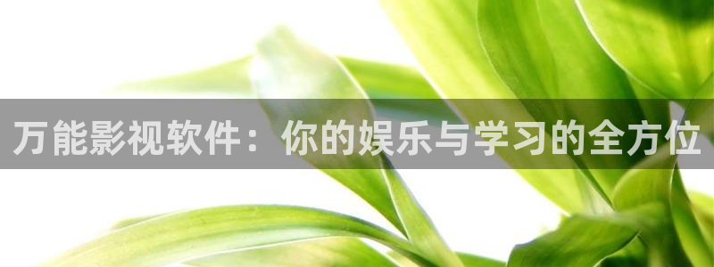 青柠价格：万能影视软件：你的娱乐与学习的全方位